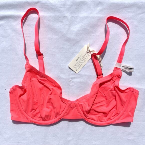 aerie Other - Aerie Smoothez Bra Unlined Full Coverage Underwire 32B Bright Pink
